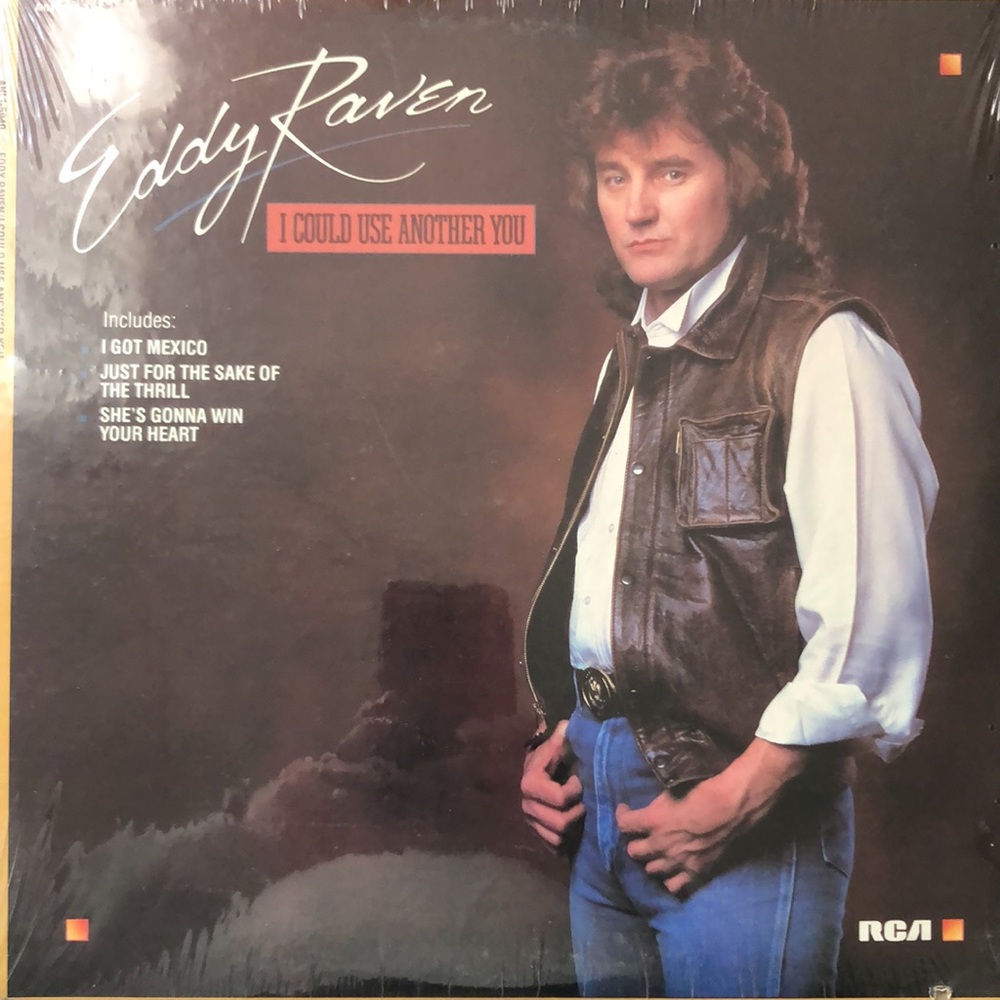 *Unopened Original Seal Eddy Raven I Could Use Another You Vinyl Lp '84